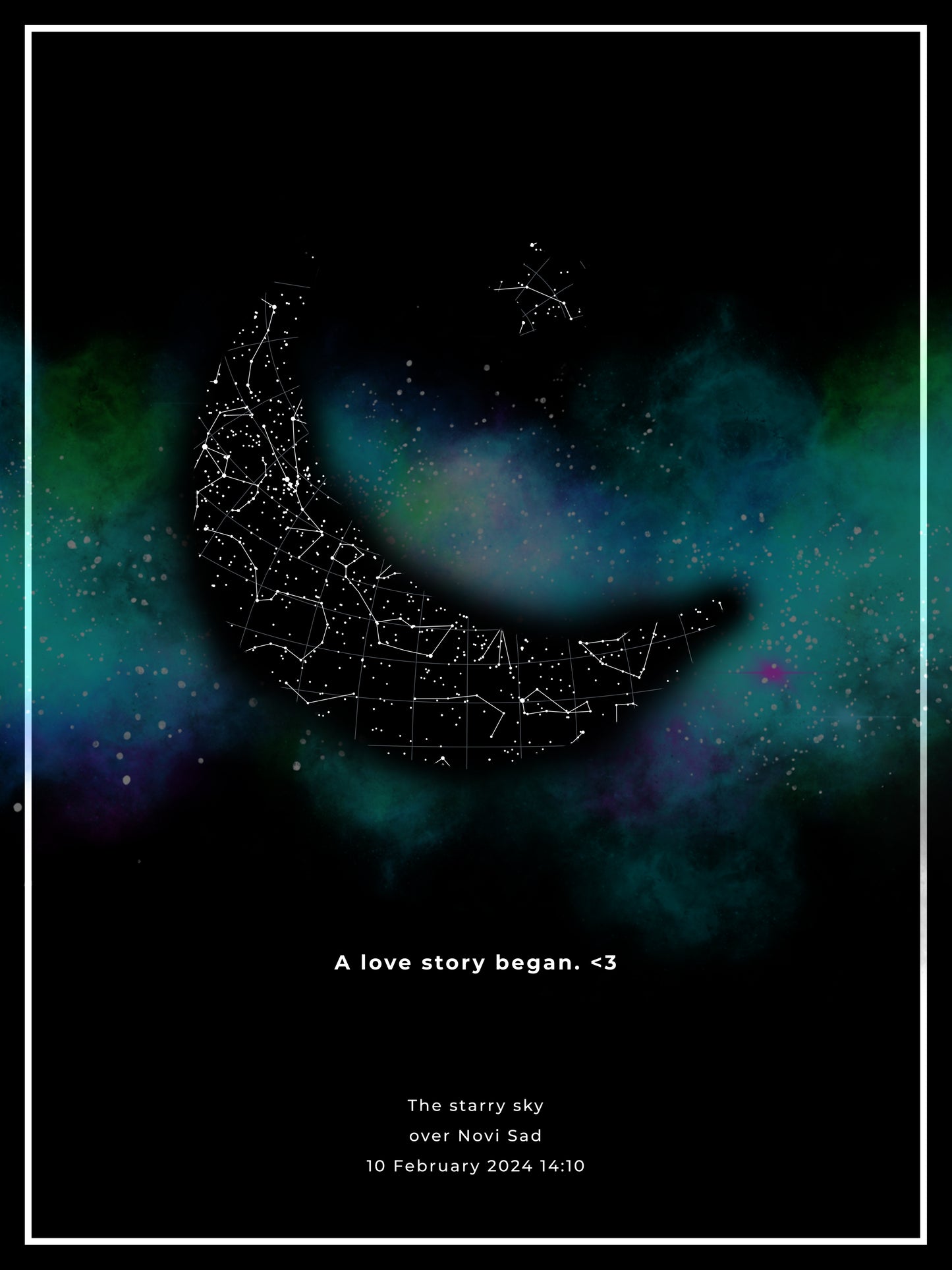 🌟 Zvezdano nebo vaše ljubavi — zauvek na papiru. 💖